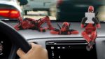 Dead Pool Car Interior Decoration Accessories-3 Pcs