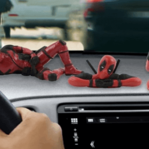 Dead Pool Car Interior Decoration Accessories-3 Pcs