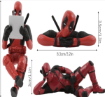 Dead Pool Car Interior Decoration Accessories-3 Pcs