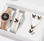 Gold Butterfly Chain Watch for Girls