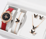 Gold Butterfly Chain Watch for Girls