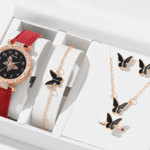 Gold Butterfly Chain Watch for Girls