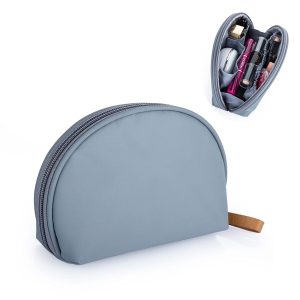 Half Moon Cosmetic Bag, Travel Makeup Pouch