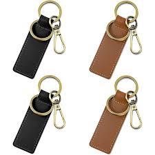 Leather Car Key Chain Keychain Holder