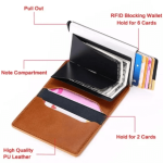 Leather Card Holder Wallet