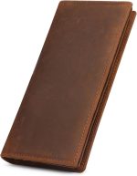 Men's Vintage Leather Long Wallet