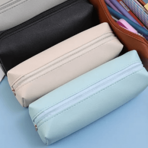 PU Leather Cosmetic Pencil Bags