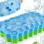 Pack of 3 Silicone Honeycomb Shape Ice Cube Tray with LID