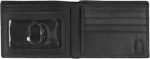 Steve Madden Men's Slim Leather Wallet Black