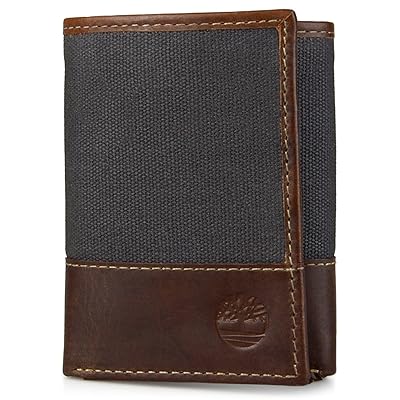 Timberland Men's Leather Trifold Wallet