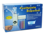 Toothpaste dispenser plastic with box