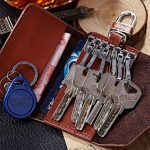 Unisex-Adult Leather Key Case Wallet