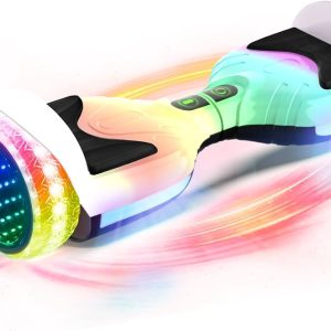 WEELMOTION Hoverboard with Music Speaker and LED Front Lights All Terrain 6.5