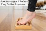 Wooden Roller Foot Massager