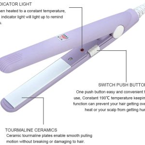 Mini Hair Straightener Flat Iron