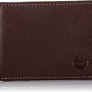 Timberland Men's Blix Slimfold Leather Wallet, Brown