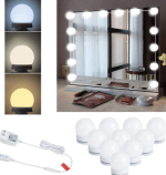 Vanity Light LED Bulbs for Makeup 10 Bulbs with 3 Light Modes